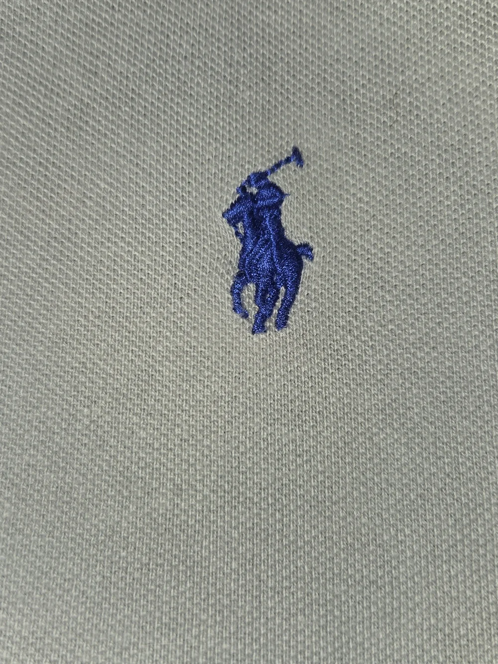 Polo by Ralph Lauren Pale Gray‎ Short-Sleeve Polo with Blue Pony